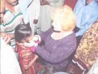 Donna casted the Deaf and Dumb Spirit out of this girl in the Name of Jesus.  She heard and spoke.