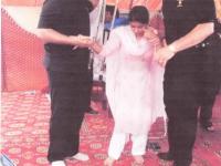This woman had polio since childhood, and could only walk with crutches. After prayer God supernaturally healed her and now walks without crutches.